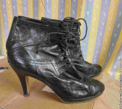 Bottines pour cambrer les reins